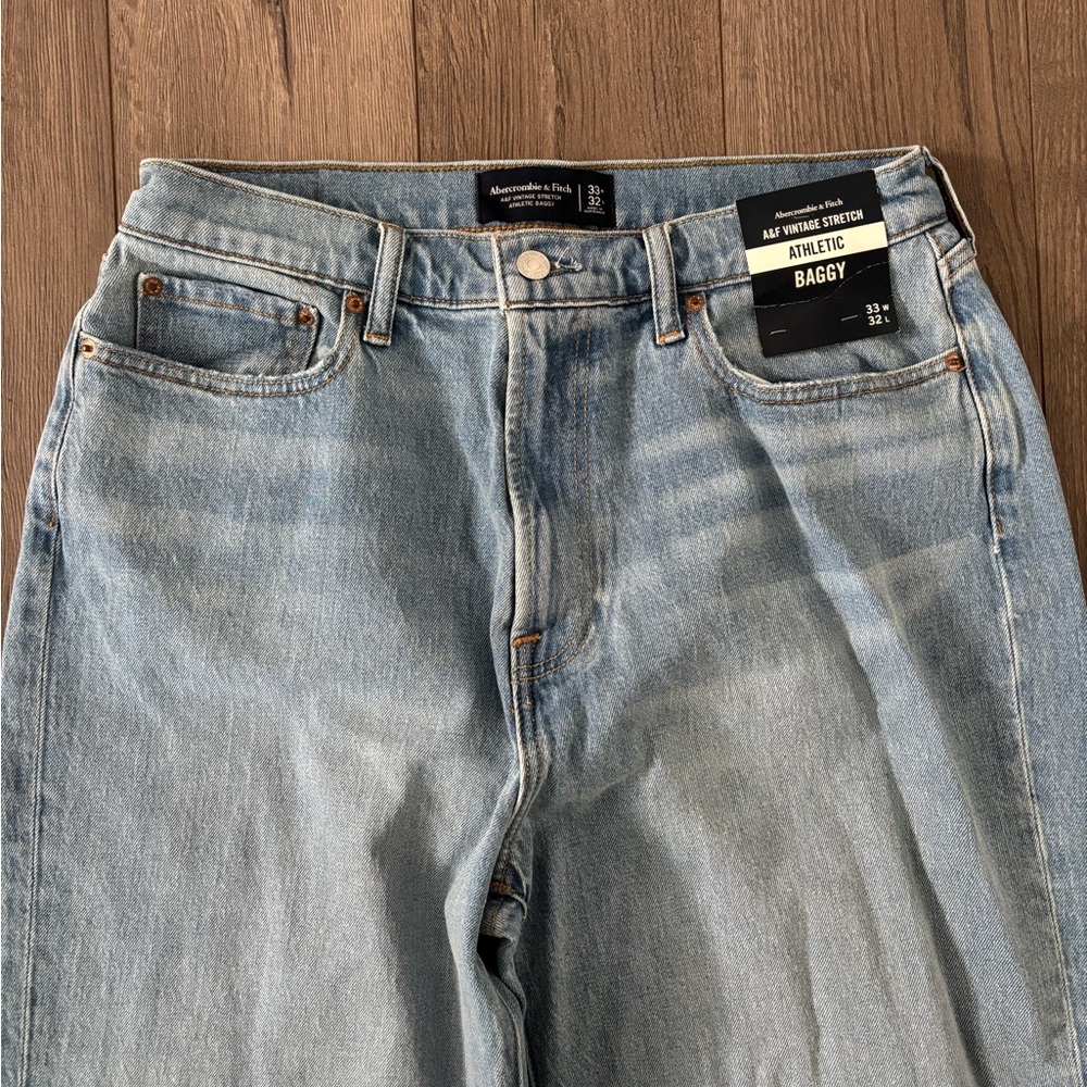 Abercrombie & Fitch athletic baggy Jeans - Picture 2 of 7